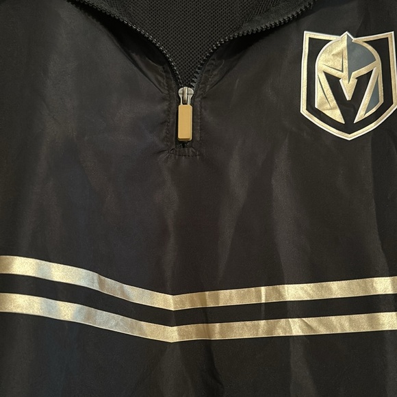 Las Vegas Golden Knights windbreaker rain 1/4 zip long sleeve pullover - Picture 4 of 7